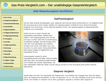 Tablet Screenshot of gas-preis-vergleich.com
